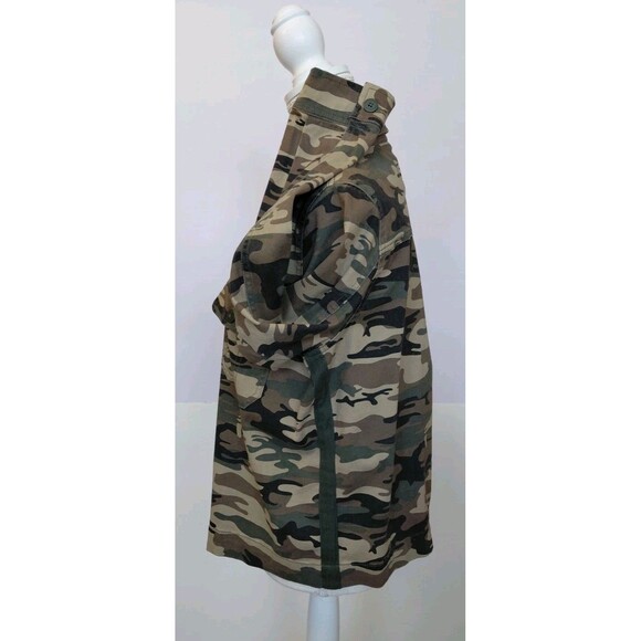 Sanctuary Women's Size M Camoflage Button Front Jacket with Patch Pockets - Picture 3 of 10
